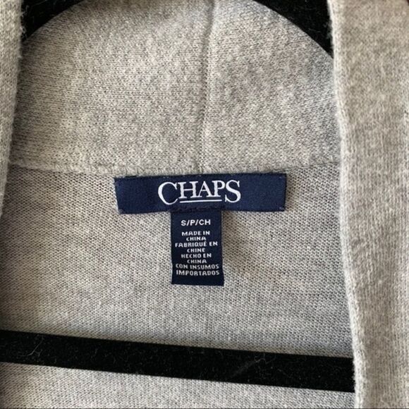 Chaps Relaxed Open Front Cardigan - Picture 5 of 6